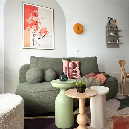 Apartamento Color And Retro Global Office, Free Garage, Self Check-in *
