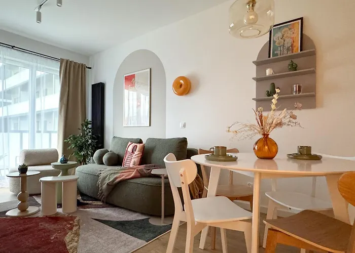 아파트 Color And Retro Global Office, Free Garage, Self Check-in 카토비체