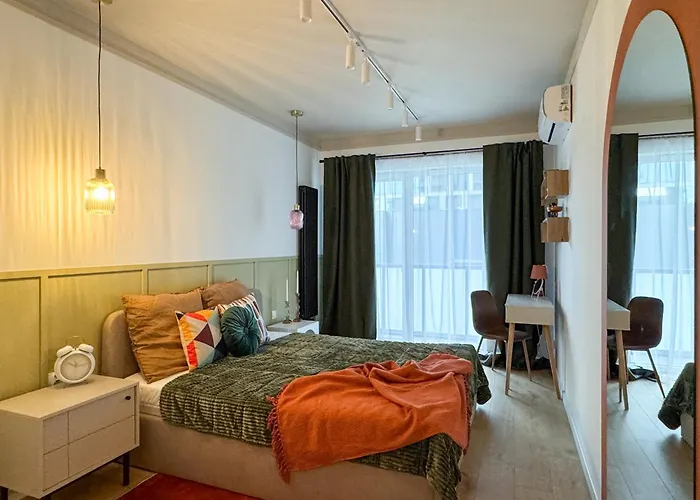 Color And Retro Global Office, Free Garage, Self Check-in * 카토비체